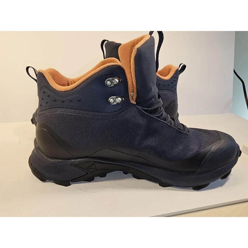 HUMTTO Mens All-Terrain Waterproof Hiking Boots Outdoor Series Navy Blue Sz 11.5